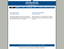 Tablet Screenshot of mckennaestates.net